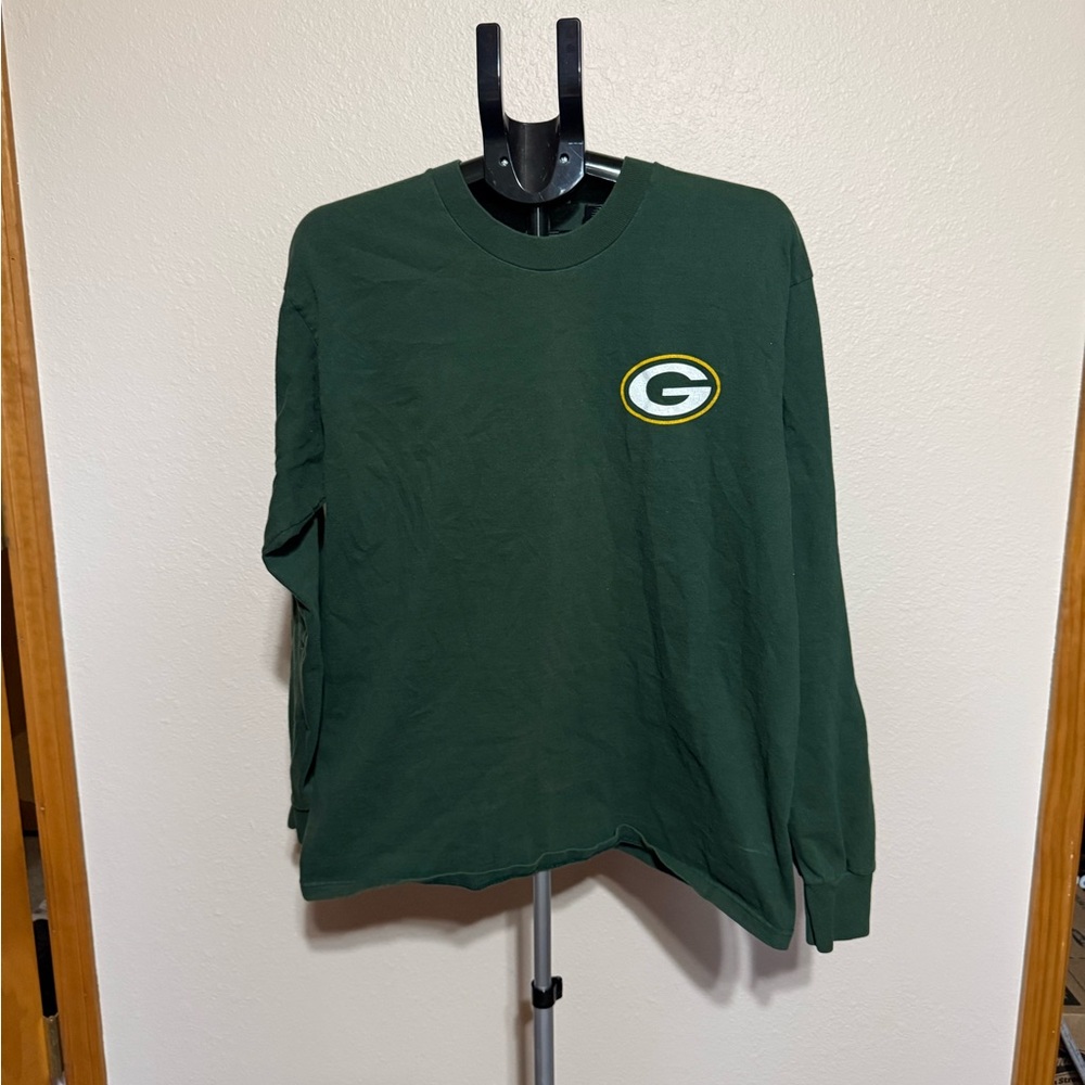 Pro Player Green‎ Bay Packers Long Sleeve Tee